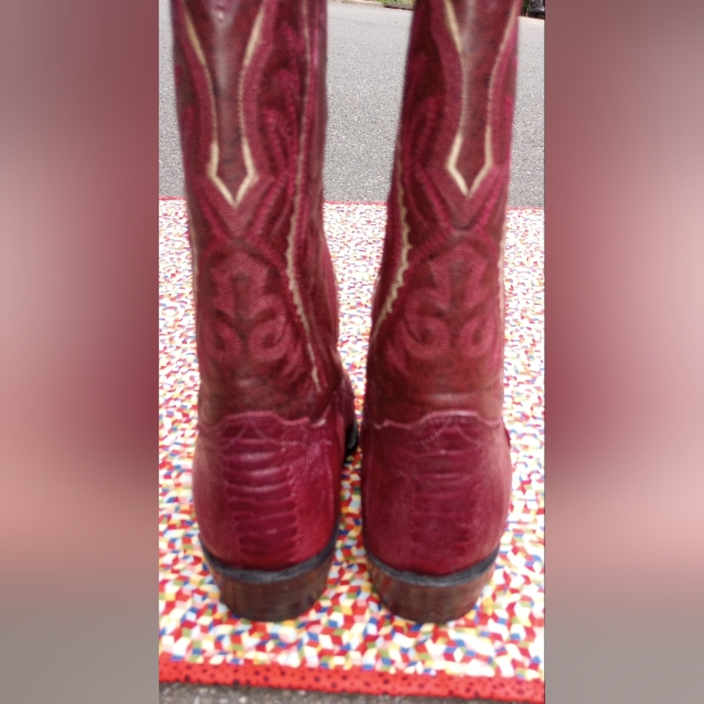 Lamasini Cowboy boots Reptile/Leather made in Mexico (pre-loved) - Picture 11 of 14